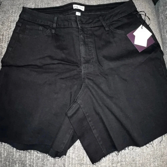 NWT Ava & Viv High Rise Jean shorts - Picture 1 of 5